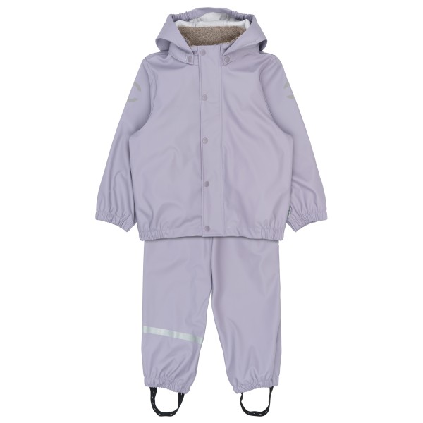 Mikk-Line - Kid's PU Rain with Suspenders - Overall Gr 80 lila