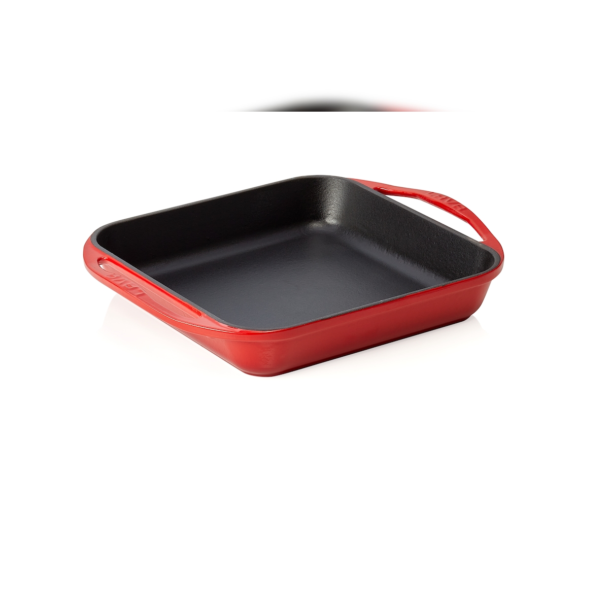 WAS Germany - Pfanne Lava, 27 x 27 cm, rot, Gusseisen emailliert Image