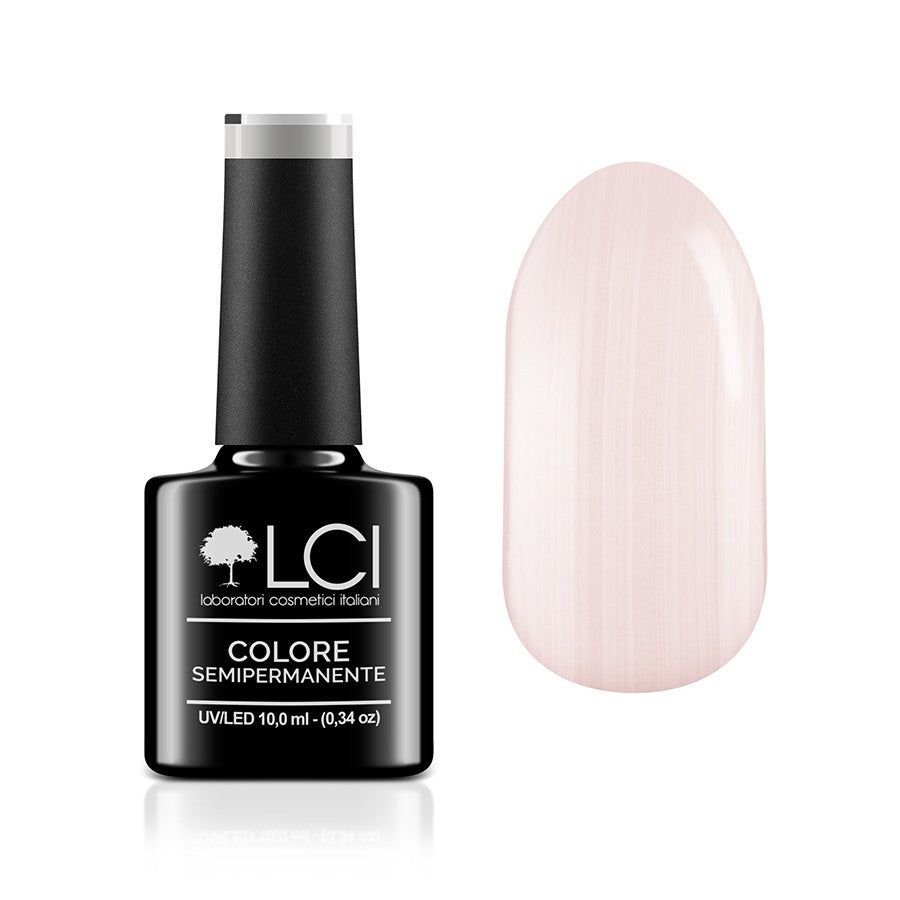 LCI Cosmetics - Smalto Semipermanente Rosa/Bianco perla 10 ml
