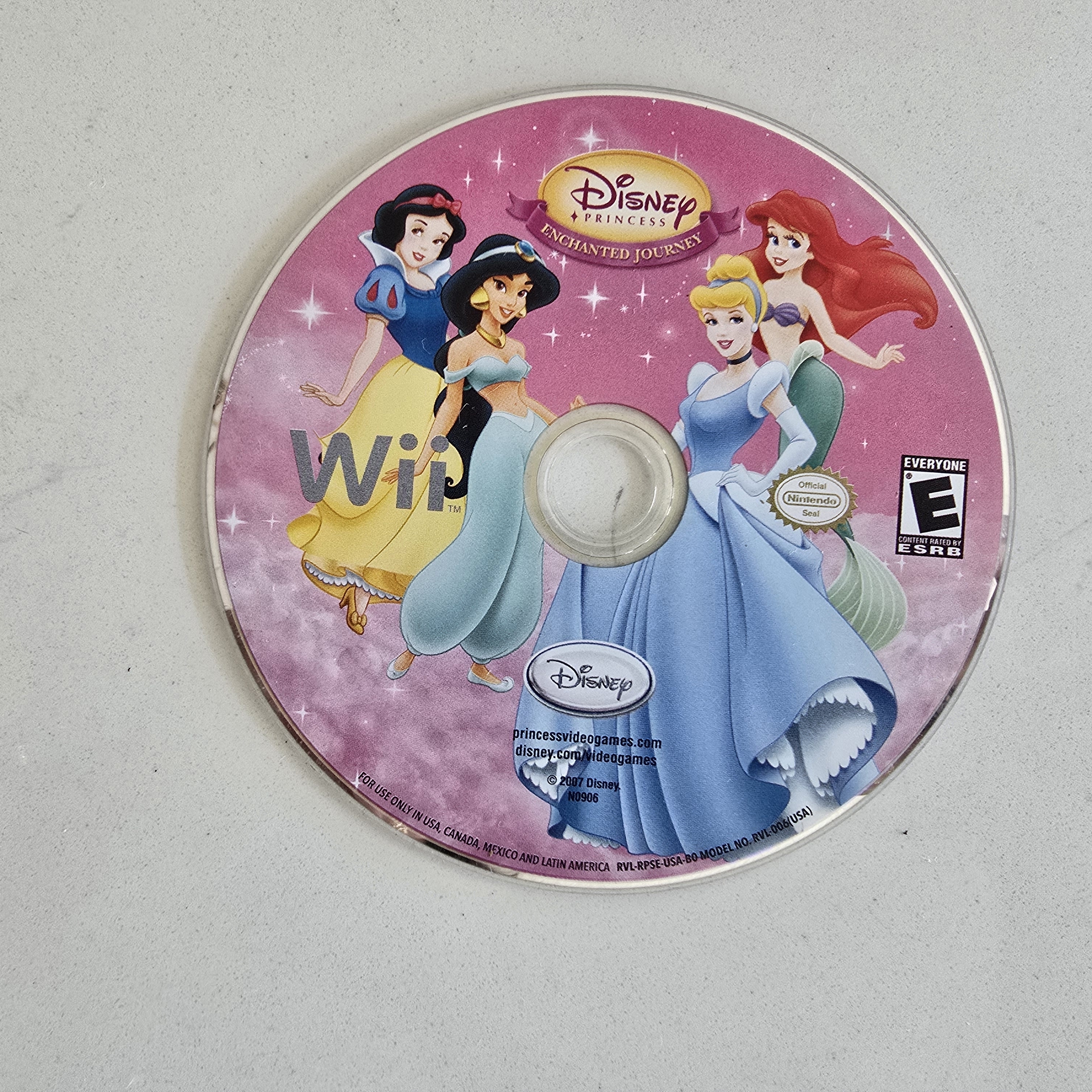 Disney Video Games & Consoles | Disney Princess Wii Game Video Disc | Color: Pink | Size: Os