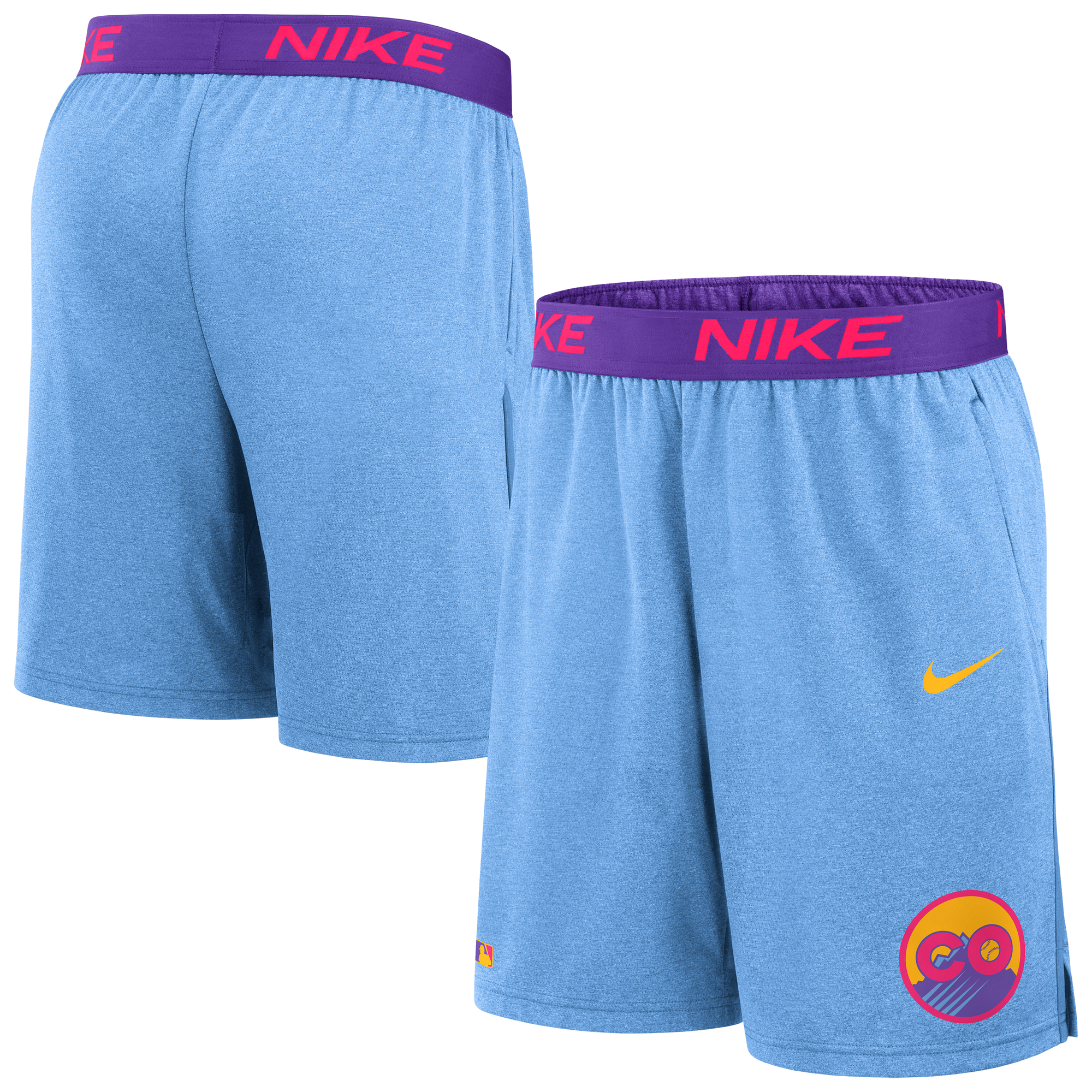"Colorado Rockies Nike City Connect Dri-Fit Kurzarmtrikot für Herren" Image