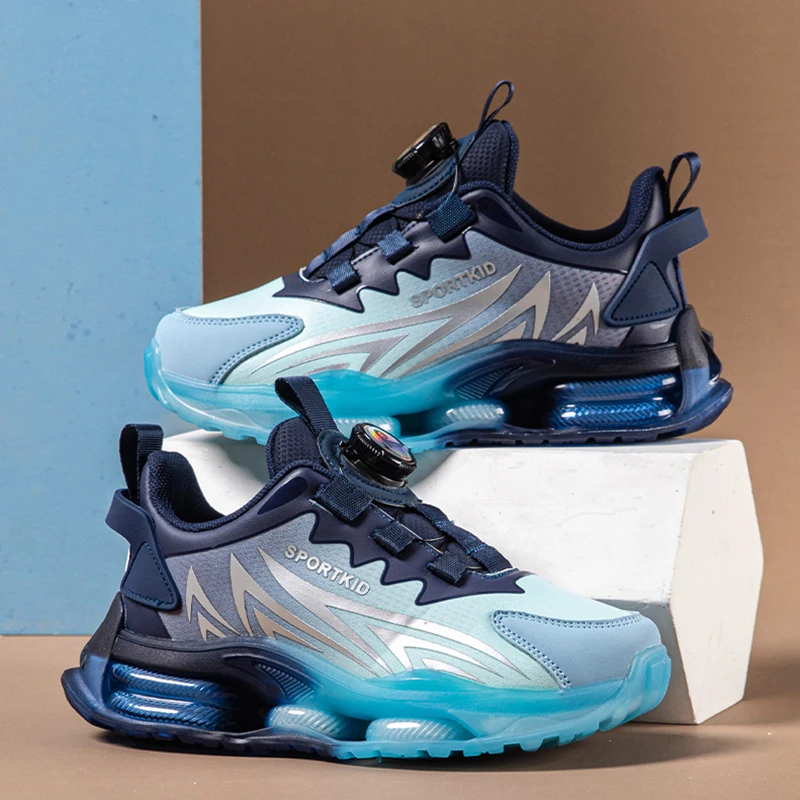 Sport-Sneaker für Jungen, Sportschuhe für Kinder, Outdoor-Laufschuhe, Tennis, Basketball, Freizeit-Walking-Schuhe, rutschfest, Größe 29–39