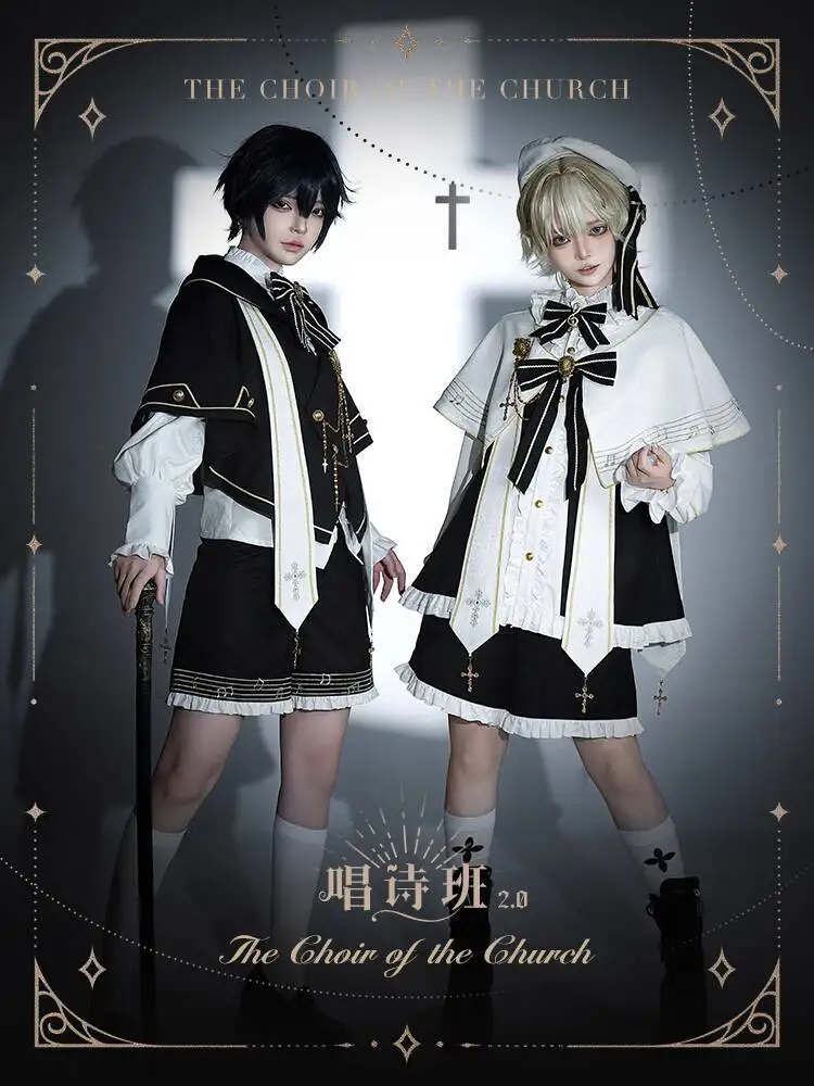 2025 Neues Chor-Wangzi-Kostüm, Lolita, Z horizontale Shorts, Fiesta, Karneval, Halloween, Cosplay Image