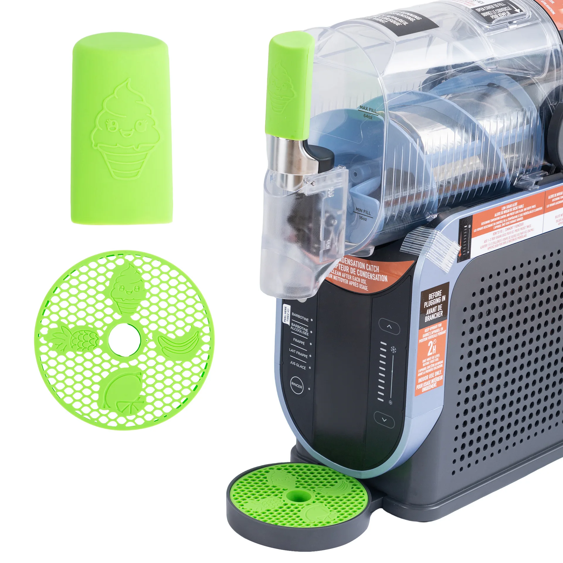 Griffabdeckung und Abtropfschalen-Einsatz für Ninja Slushie FS301/FS300 Maschinenzubehör Image