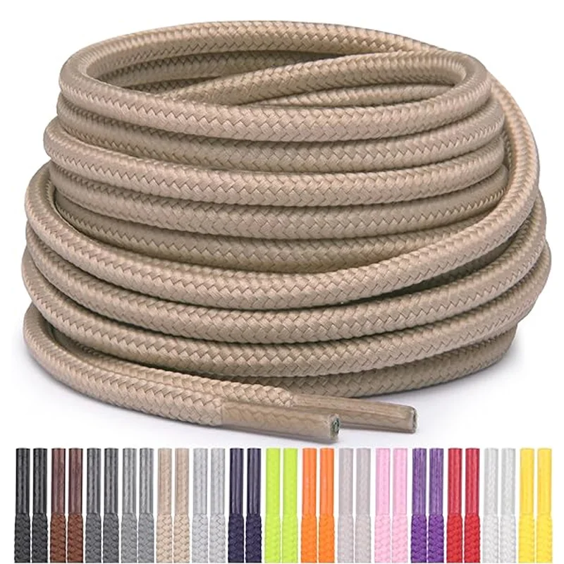 2 Paar NEUE klassische runde Schnürsenkel für Sneakers, Martin Boots, Wanderschuhe, Oxford-Schnürsenkel, 90 cm/120 cm/150 cm Schnürsenkel