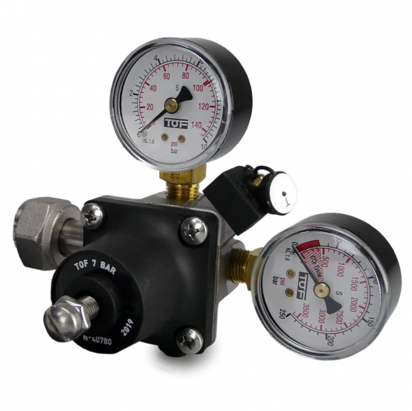 SmardyBlue TOF Druckregler für Mehrwegflaschen ab 2kg Image