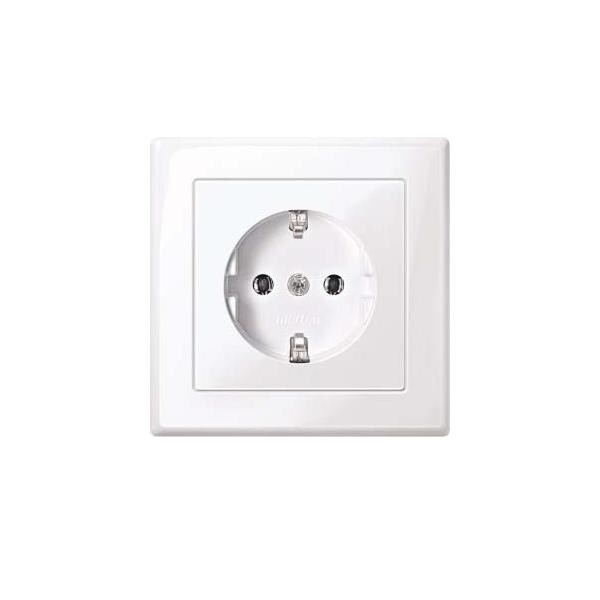 Merten SCHUKO-Steckdose aws/gl MEG2301-1425 Image