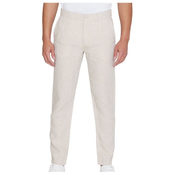 KnowledgeCotton Apparel - Chuck Regular Linen Pants - Freizeithose Gr 32 - Length: 32'' grau