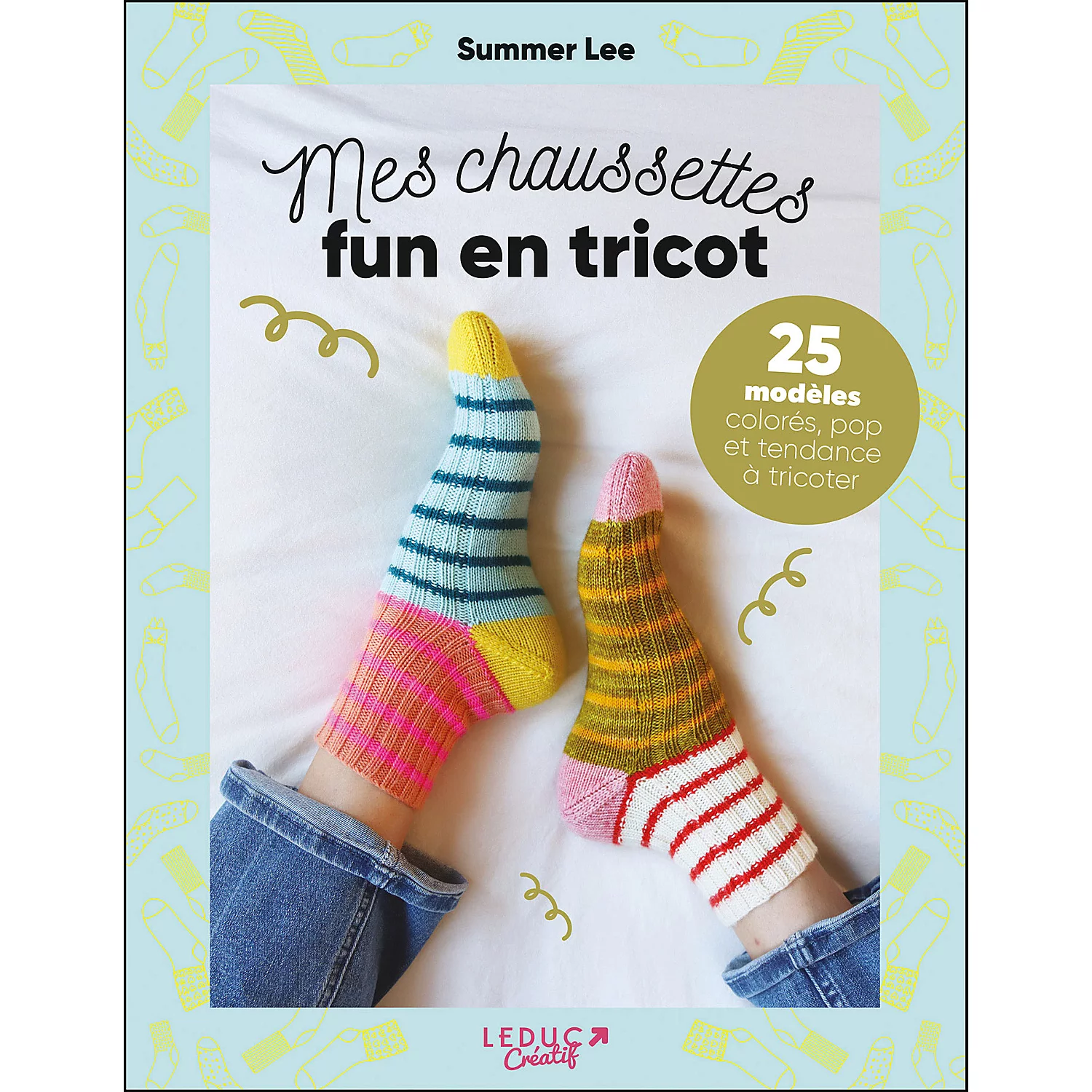 Livre "Mes chaussettes fun en tricot"