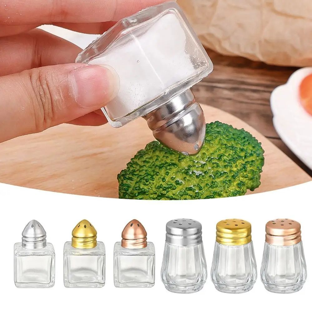 Mini Glass Spice Jar 10 Or 15ml Salt And Pepper Shaker 6