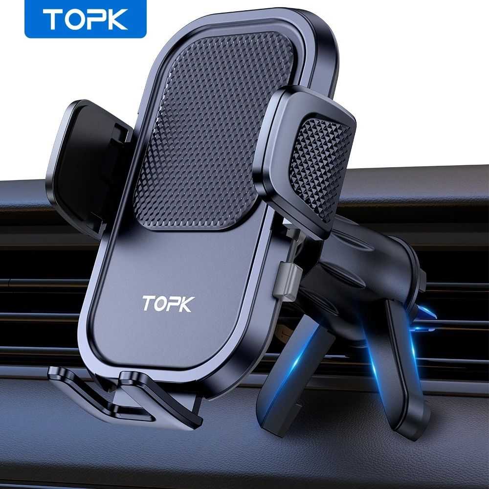 TOPK Car Phone Holder Air Vent Phone Mount Universal Car Mount For Smartphones TOPK Car Phone Holder Air Vent Phone Mount Universal Car Mount For Smartphones