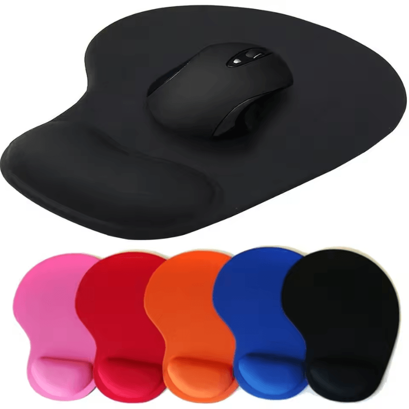 Ergonomic Mouse Pad With Wrist Support Non Slip Comfortable EVA Wrist Rest For PC & Laptop black