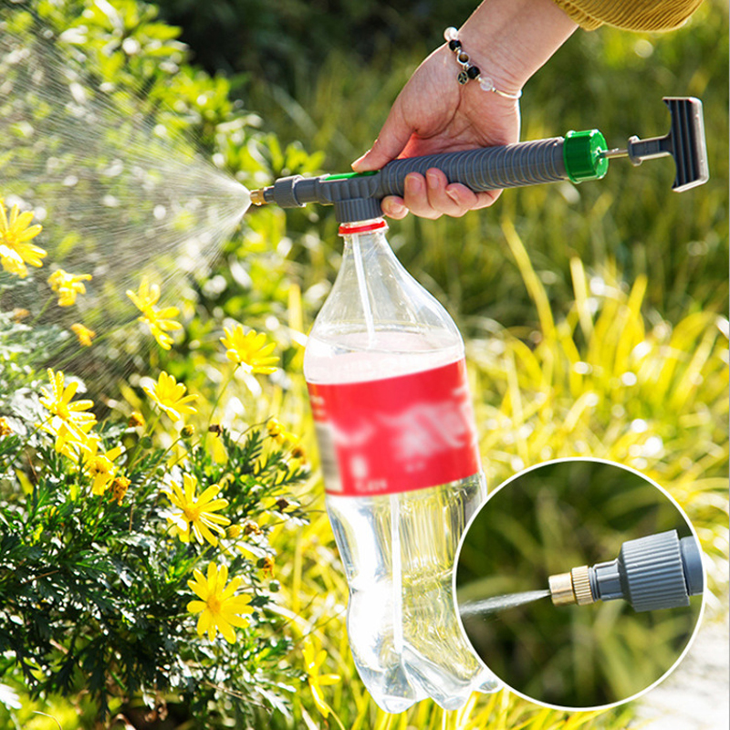 High Pressure Air Pump Manual Sprayer With Adjustable Nozzle Garden Watering Tool For Agriculture blue