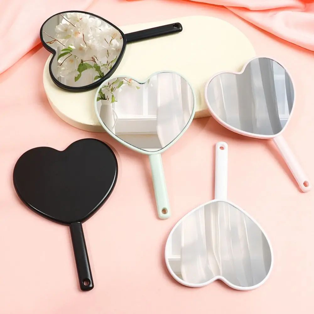 Cute Handheld Makeup Mirror Portable Love Style Pocket Beauty Mirror d