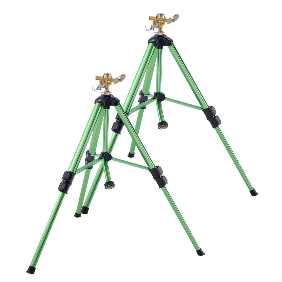 Heavy Duty Tripod Lawn Sprinkler System Adjustable Garden Irrigation Sprinklers With Connector Heavy Duty Tripod Lawn Sprinkler System Adjustable Garden Irrigation Sprinklers With Connector