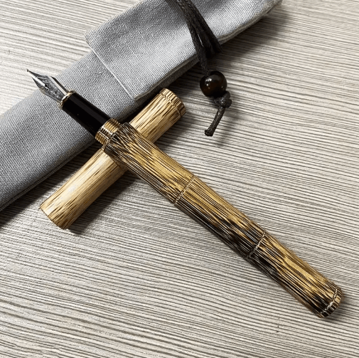 BambooCraft Wood Fountain Pen Elegant Bamboo Fountain Pen With 0.5mm Fine Nib BambooCraft Wood Fountain Pen Elegant Bamboo Fountain Pen With 0.5mm Fine Nib
