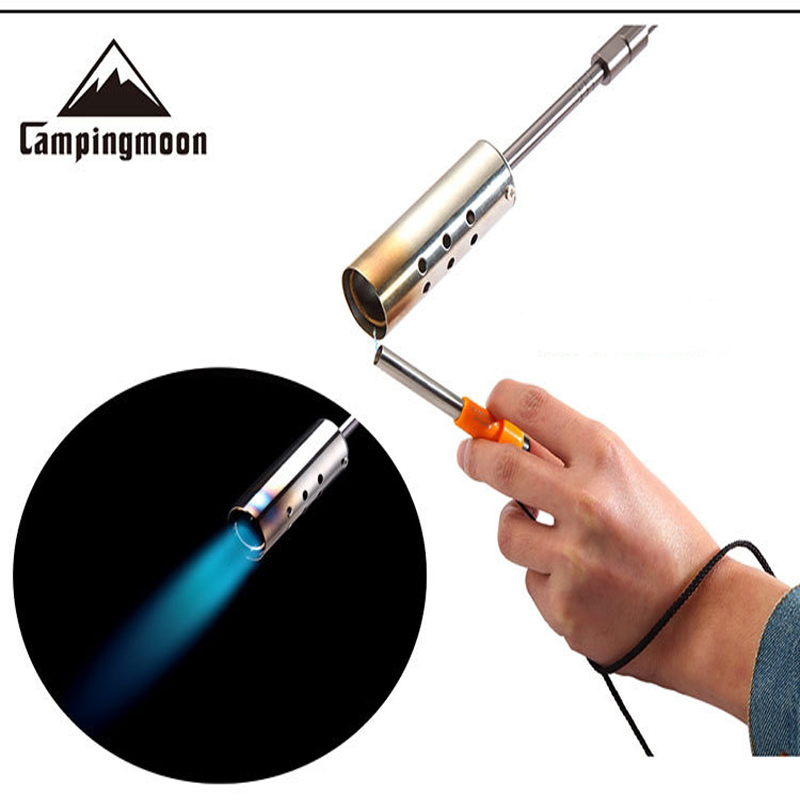 Multi Use Flamethrower Lighter Gun Adjustable Gas Torch For BBQ, Cooking, And Outdoor Use black