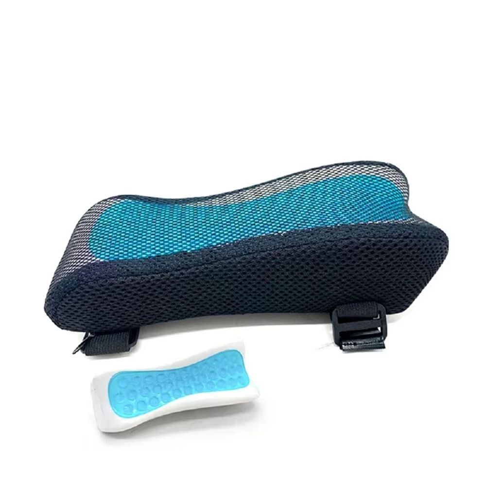 Memory Foam Armrest Pads For Office Gaming Chairs Comfortable Elbow Cushion For Home Office 1pcs gel Grid