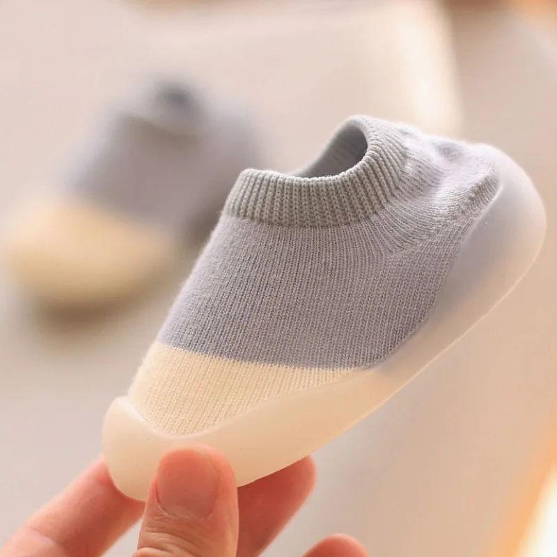 CloudSoft Baby First Walker Shoes Non Slip Knit Booties For Toddlers 26 0 6 Months