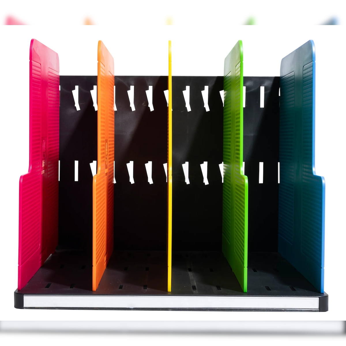 Exacompta 390914D MODULOTOP vertikaler Sorter mit 5 Trennplatten, Iderama - Regenbogen Image