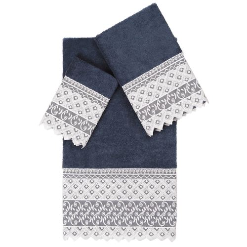 Aiden Bath Towel Set Bath Hand Wash, Bath Hand Wash, Midnight Blue
