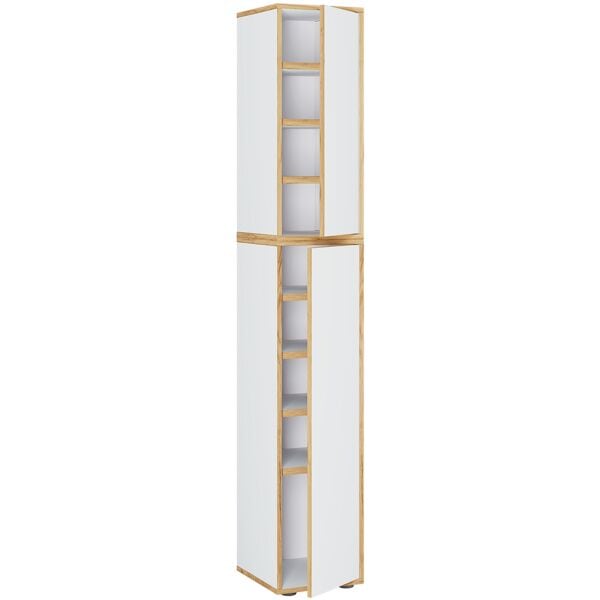 VCM Morgenthaler Schuhschrank »Salia« für 9 Paar Schuhe weiß, 30x183x33 cm