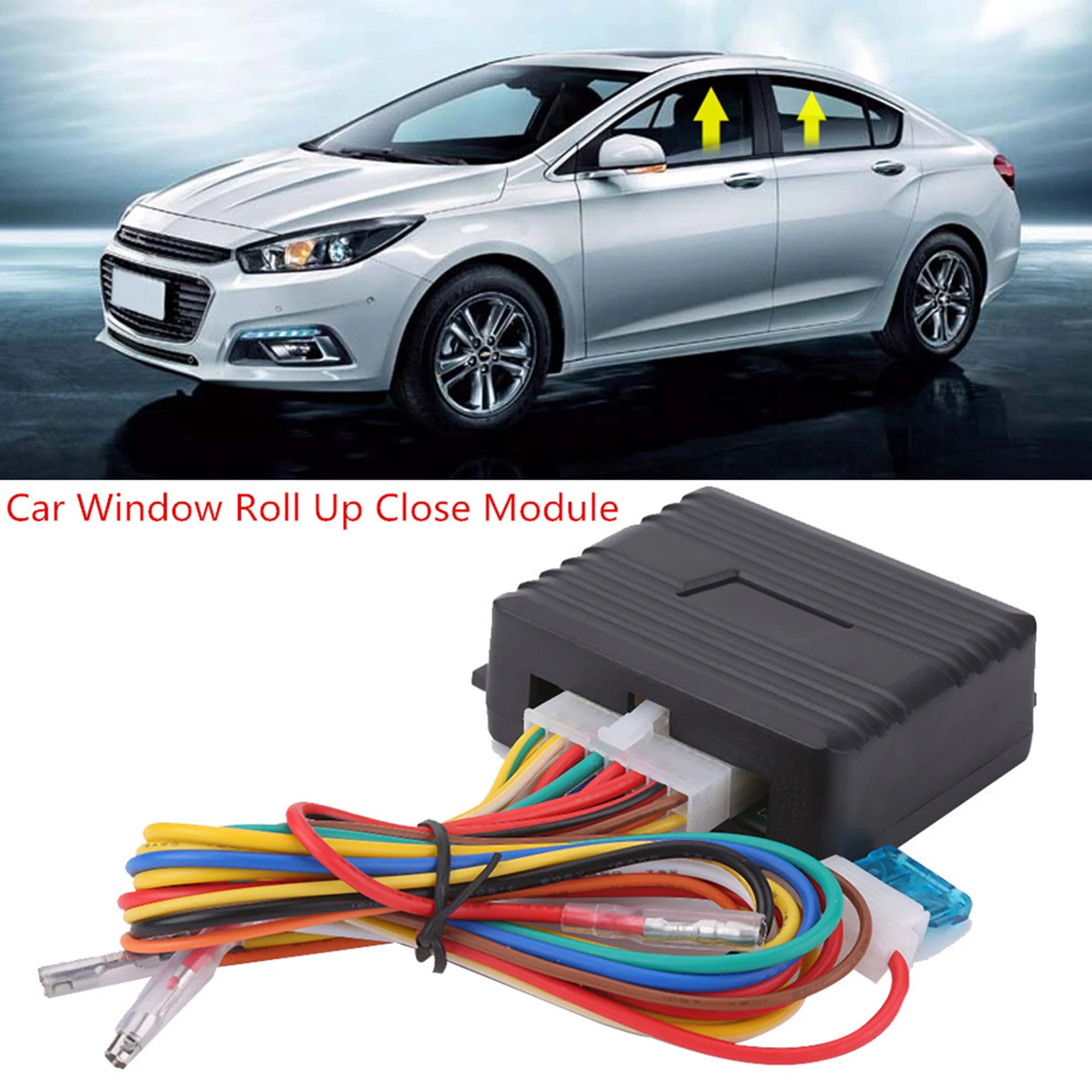 12V Universal Auto Power Window Roll Up Closer Module for 4 Door Cars 4 Door Power Window Closer Car Closer Module