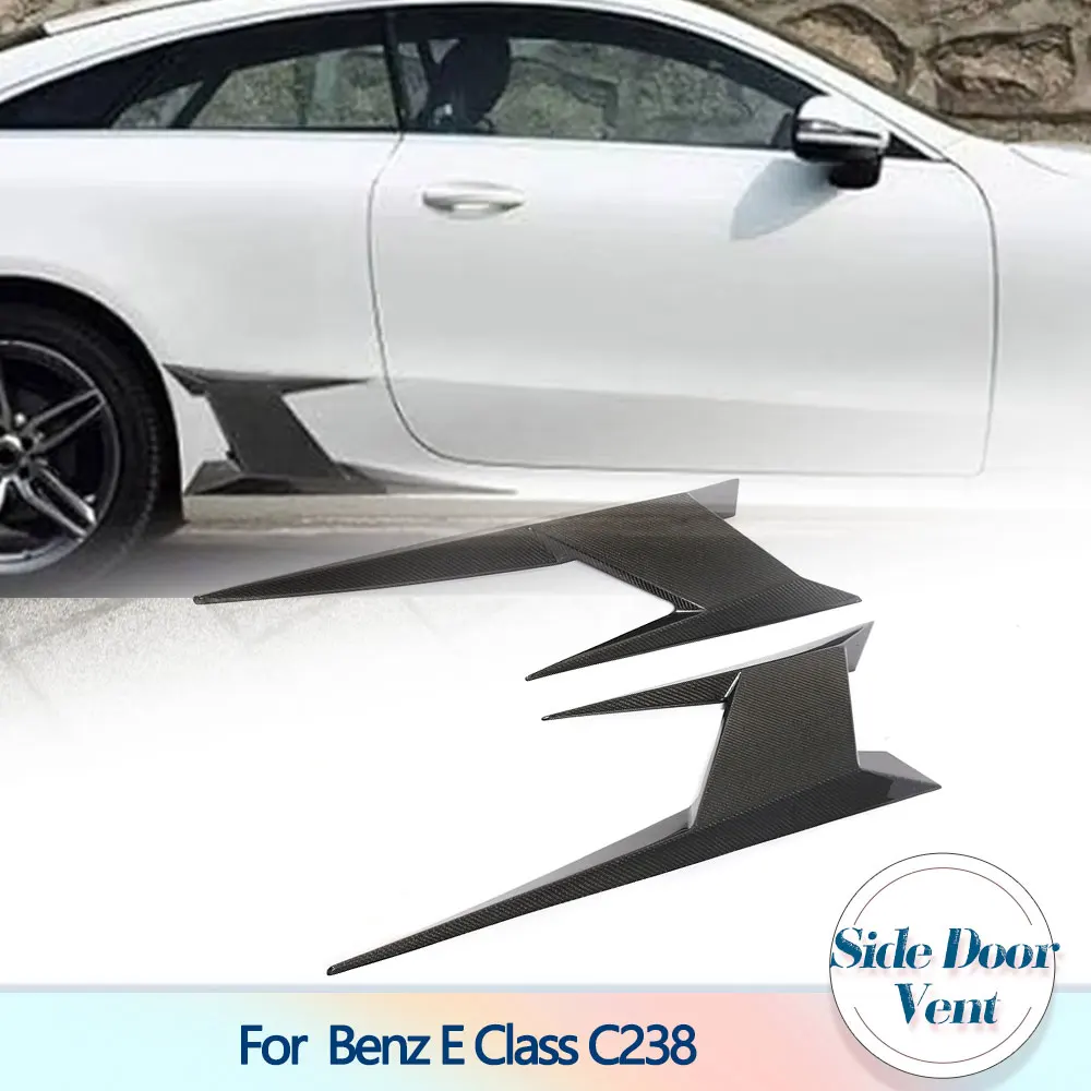 Seitentüröffnungen aus Kohlefaser für Mercedes Benz C238 E250 E300 E400 E500 E550 Sport Coupe 2016–2018 Seitenschweller Image