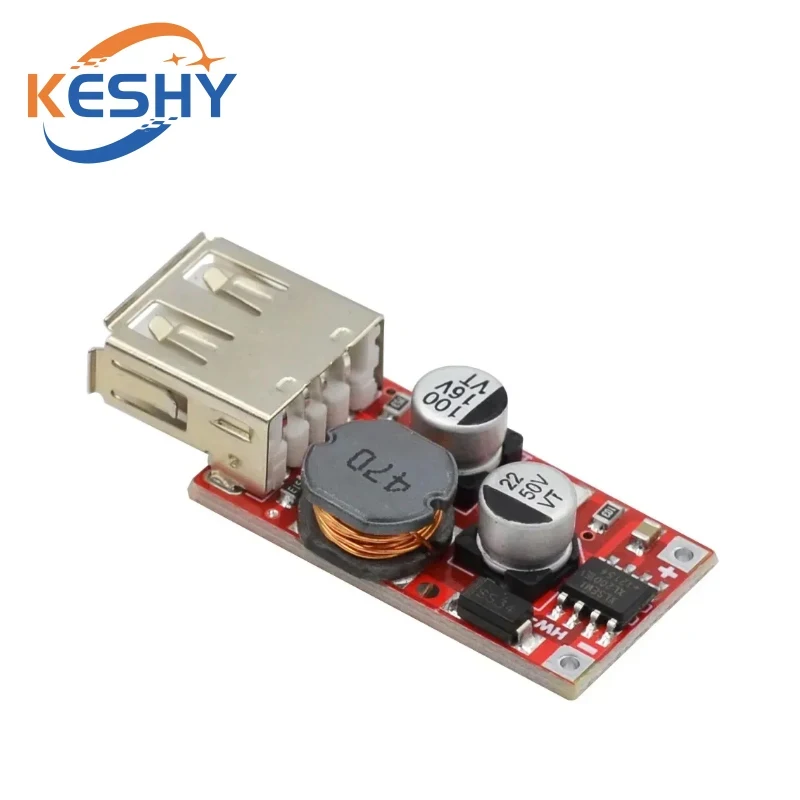 9V/12V/24V to 5V DC-DC Step Down Car Charging Car Charger 3A Output USB Module Diy Electronic Diy Kit Pcb Board