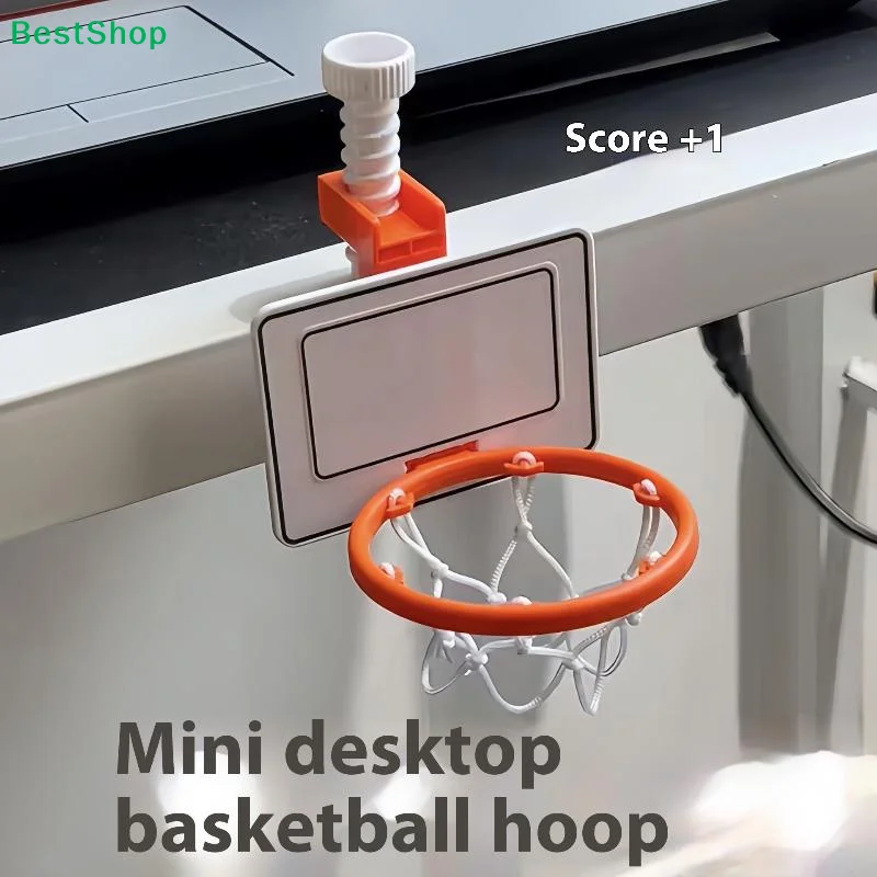     Mini-Desktop-Basketballkorb, Kinderspielzeug ohne Bohren erforderlich Image