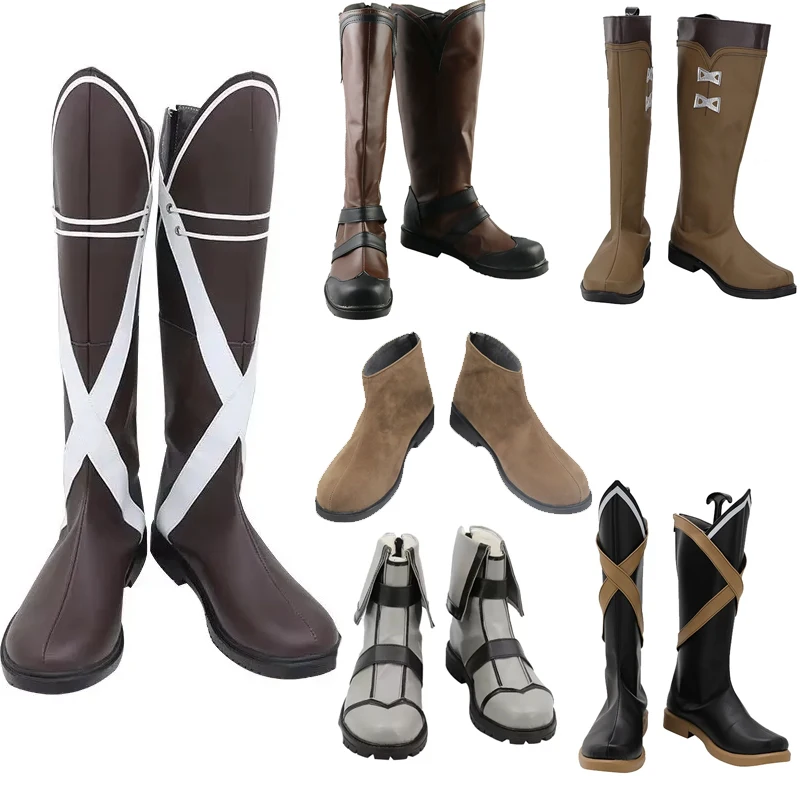 Neue Jobless Rudeus Greyrat Cosplay-Schuhe, Anime-Party-Stiefel für Damen und Herren, jede Größe, 6 Stile Image