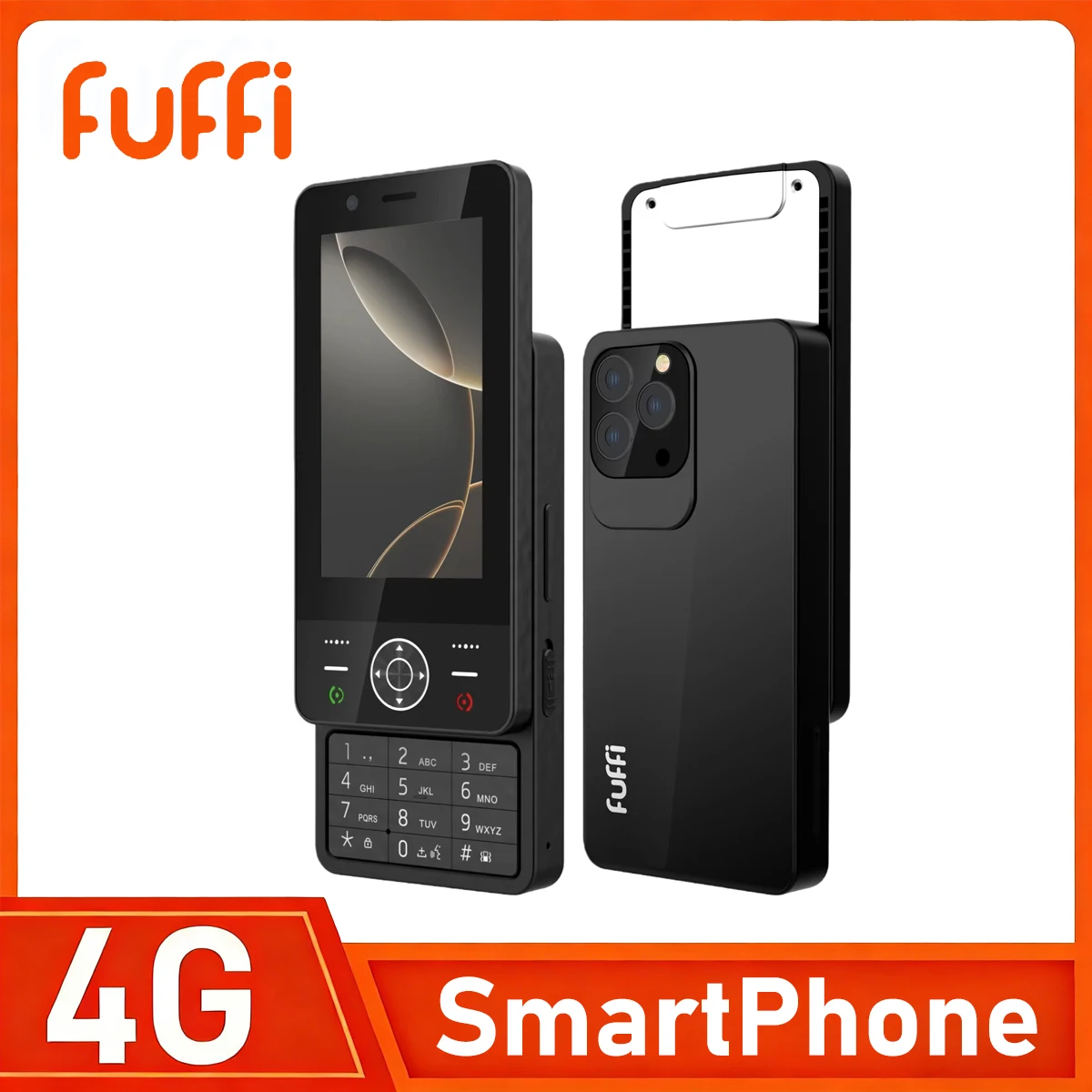 FUFFI-phone,smart phones,slider phone,button phone,2+16GB,4.0inch screen,button touch screen two-in-one,1900mAh portable phones
