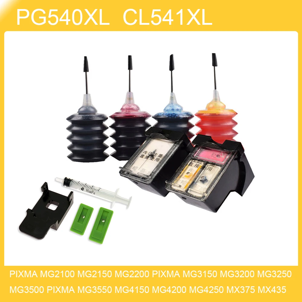 Für Canon PG-540 PG 540 CL 541 CL-541 Tintenpatronen PG 540 CL 541 PIXMA MG3250 MG3255 MG3550 MG4100 MG4150 MG4200 MG4250 PG-540XL Image