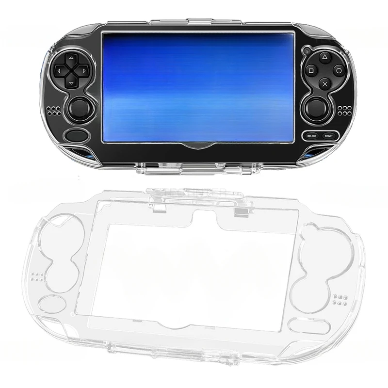 Schützende Kristall-Tragetasche für PS Vita 1000 Handheld, transparente PC-Vollabdeckung für Sony PSV 1000 Zubehör Image