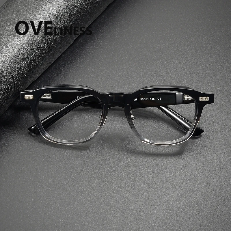 2026 Acetat Brillen Rahmen Frauen Neue Marke Design Retro Vintage Runde Brille rahmen für Männer Brillen Japanische männliche Brillen Image