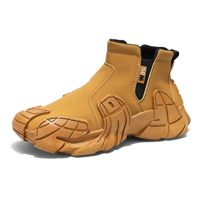 Neue Wander- und Bergsteigerschuhe für Herren, große Freizeitsportschuhe, modische Freizeit-Sport-Punk-Schuhe für Herren, Slipper