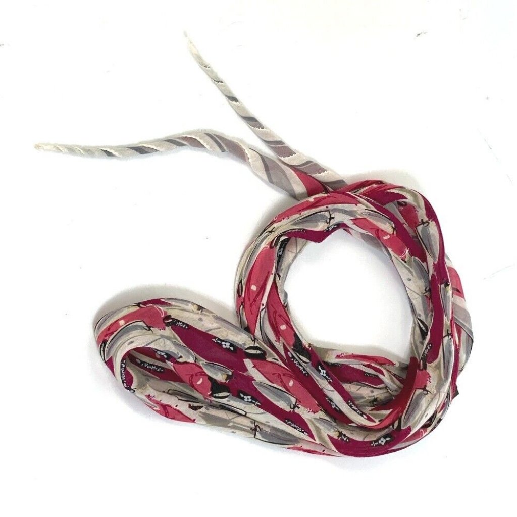 Louis Vuitton Accessories | Authentic Louis Vuitton Overall Handle Apparel Accessory Scarf Cotton / | Color: Gray/Pink | Size: W9.4 X H78.7inch