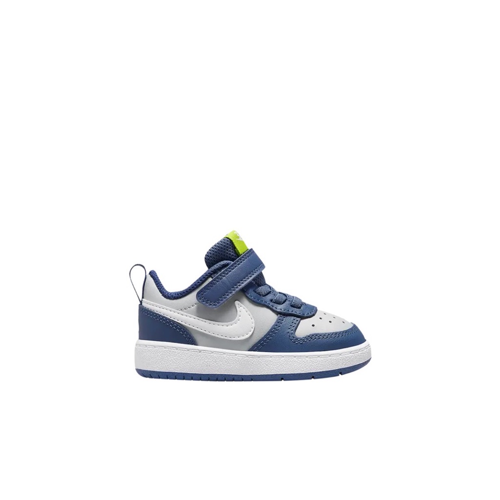 Nike Shoes | Boys Nike(Td) Nike Court Borough Low 'Grey Fog Mystic Navy' Euc | Color: Blue/White | Size: 9b
