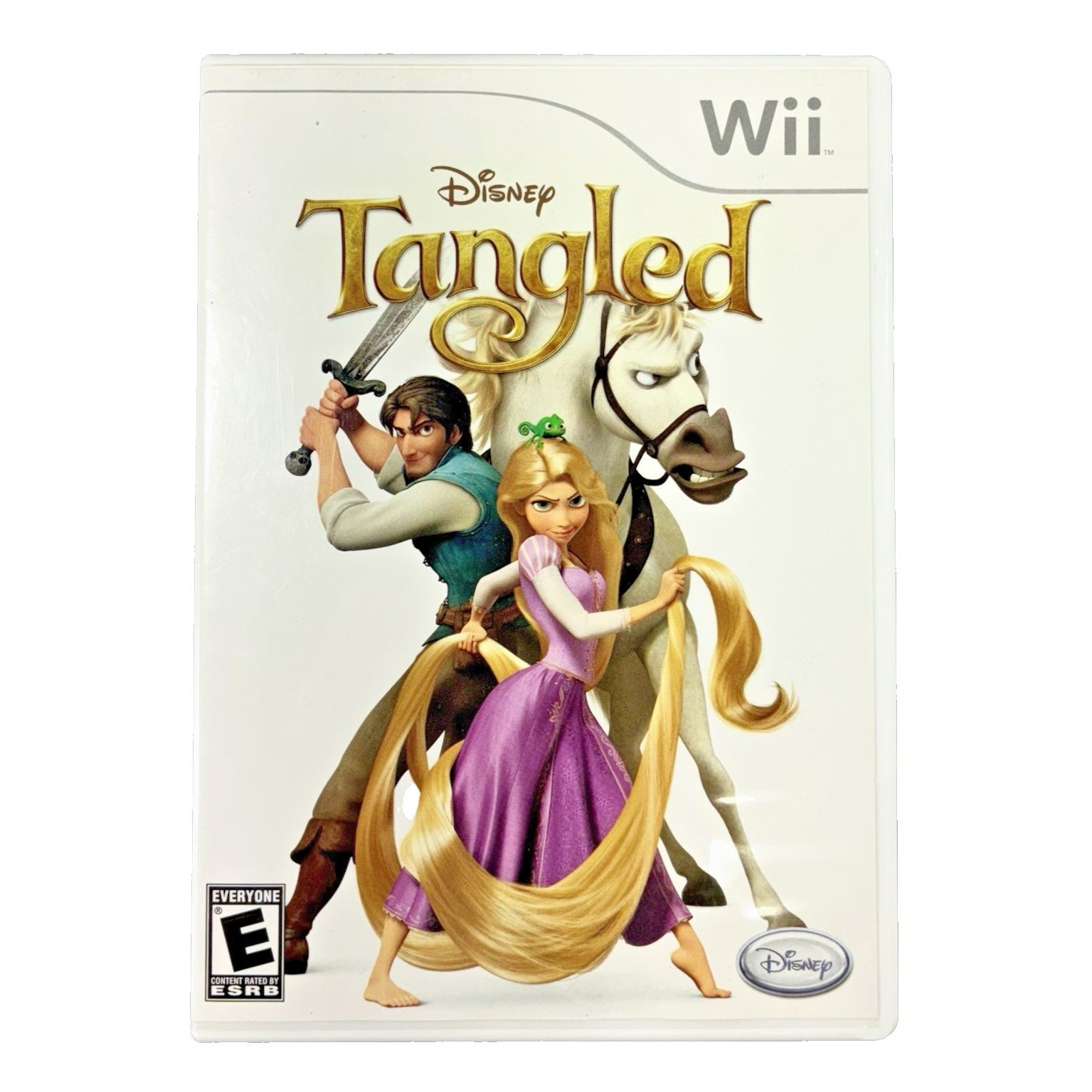 Disney Video Games & Consoles | Disney Tangled 2006 Nintendo Wii Video Game Disc In Case Tested | Color: White | Size: Os