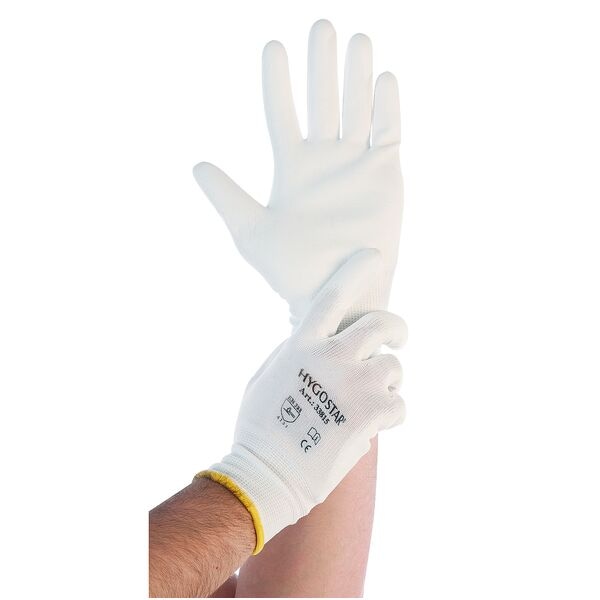 HYGO STAR Arbeitshandschuhe »Ultra Flex Hand« Größe 9 1 Pack = 12 Paar weiß