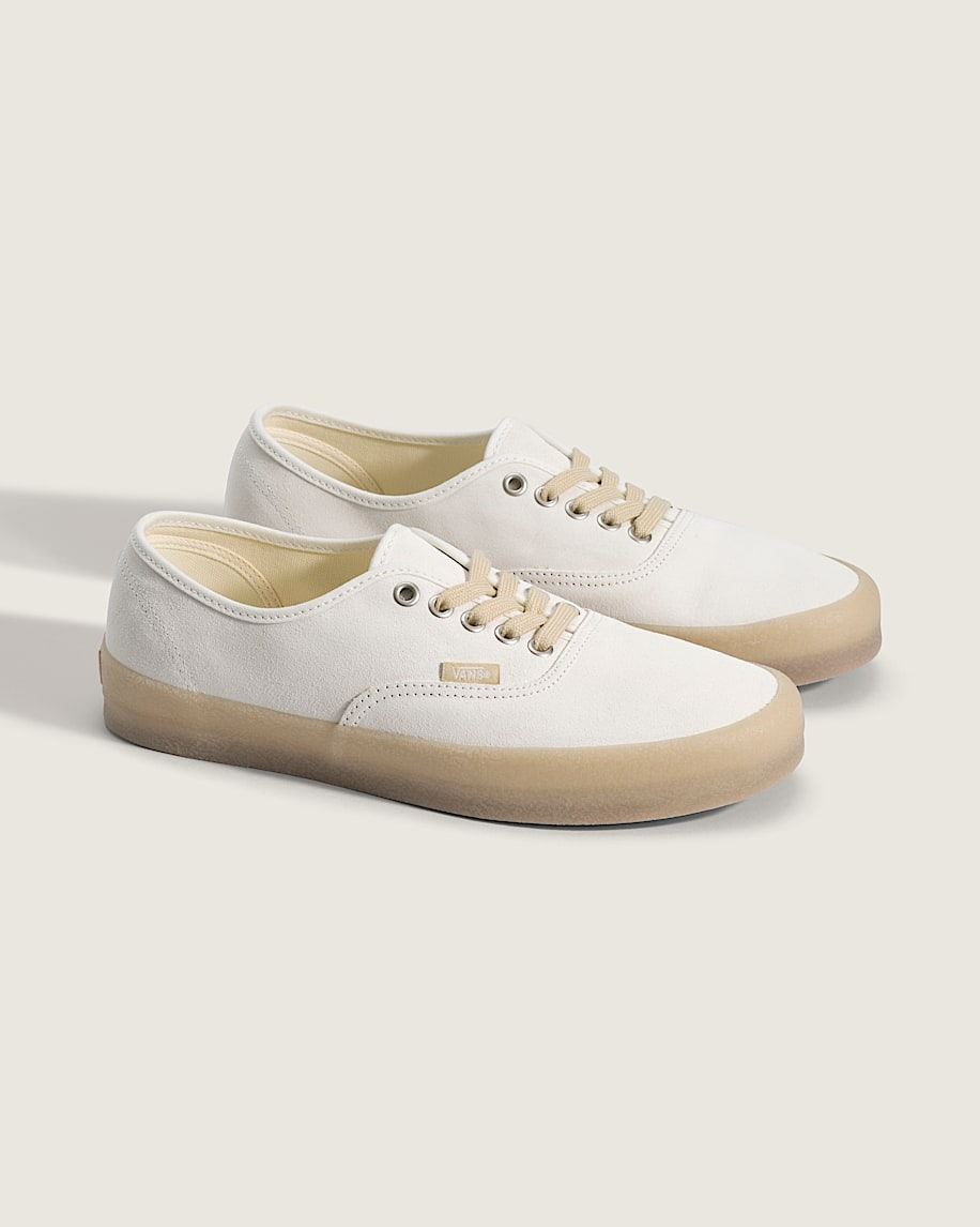 Vans Authentic Crepe Leder Herren Weiße Sneakers