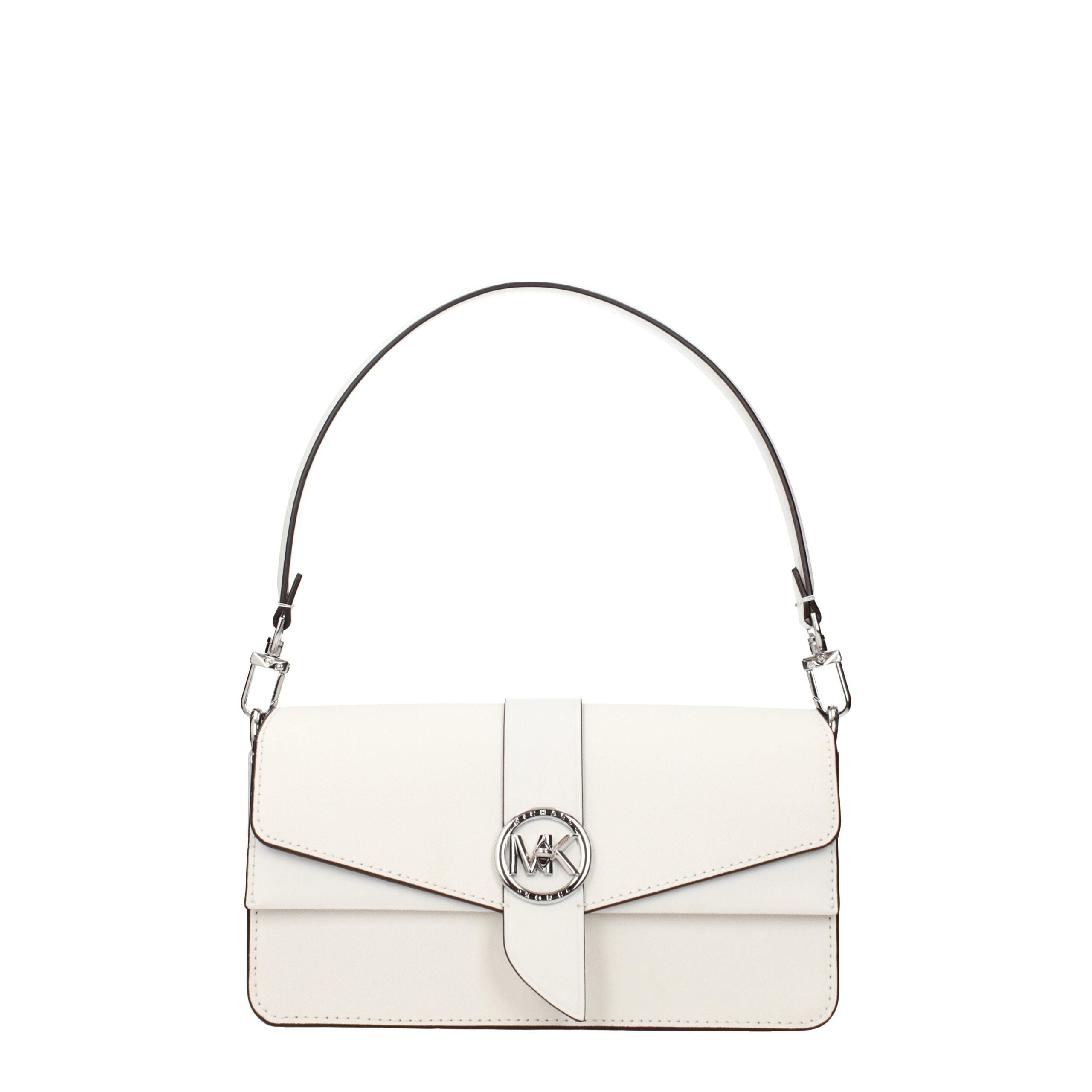 Michael Kors Weiße Leder-Handtasche Einheitsgröße