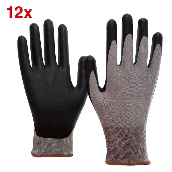 NITRAS Arbeitshandschuhe »8720 Skin Clean« Größe 10 1 Pack = 12 Paar grau