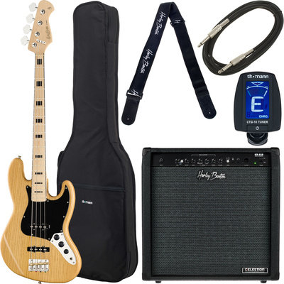 Harley Benton JB-75MN NA Bundle 2