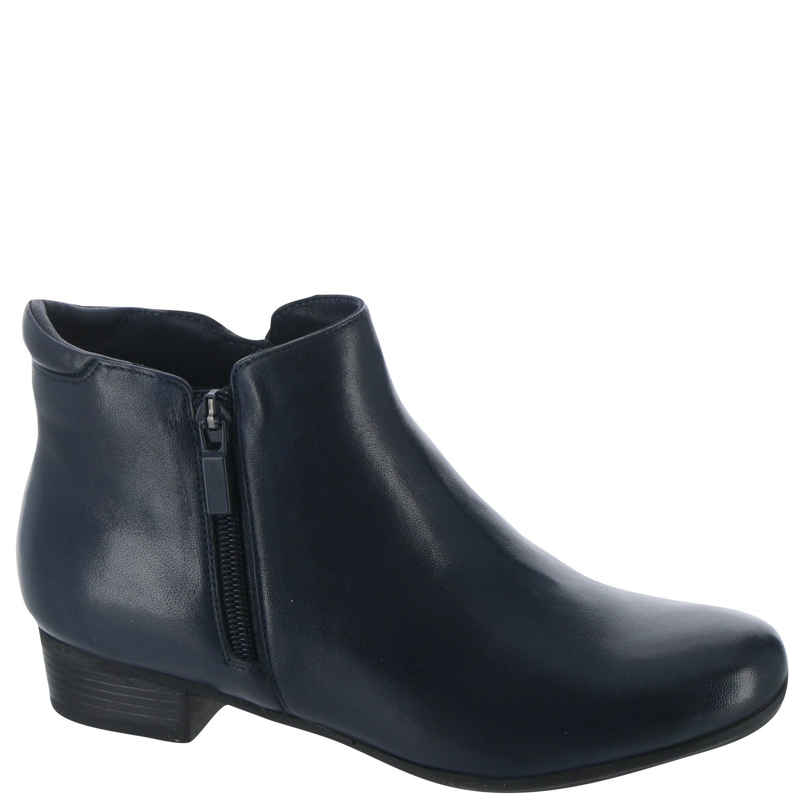 Trotters Major - Womens 7 Navy Boot Medium