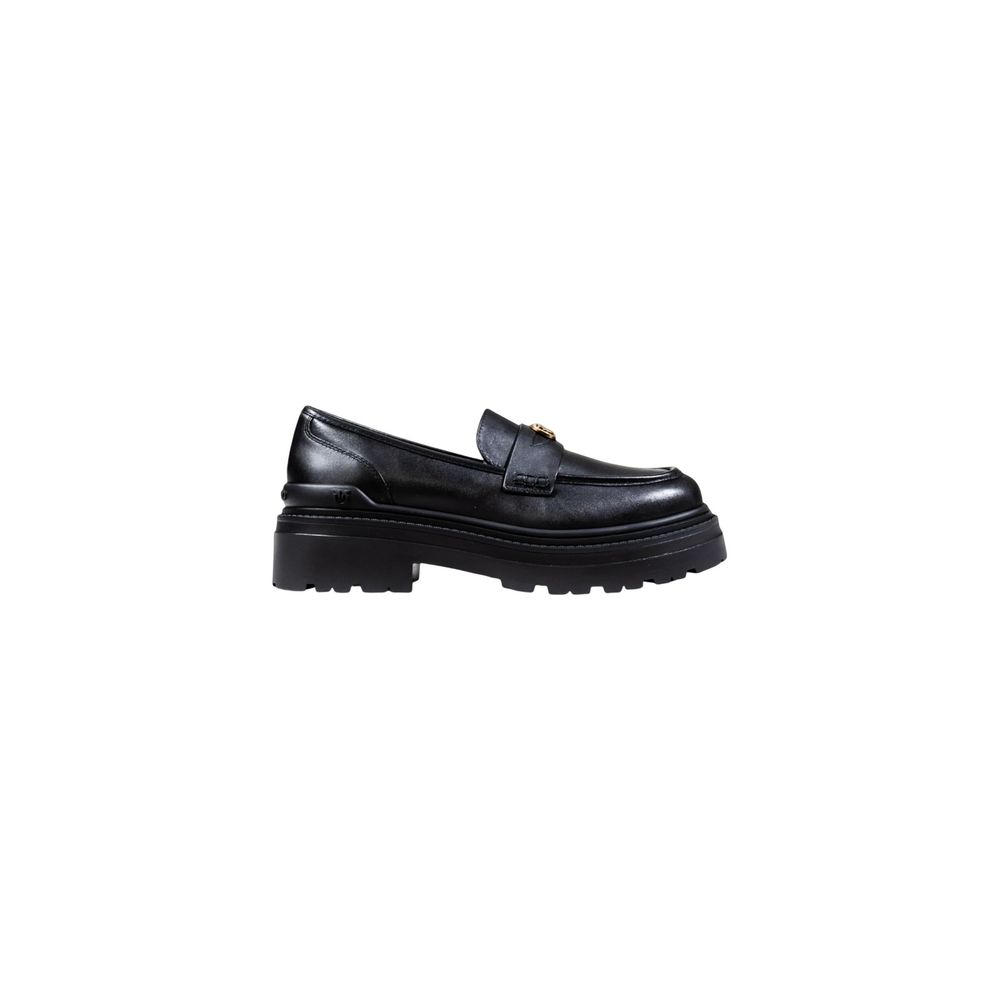 PINKO Schwarze Leder Plateau-Pumps EU41