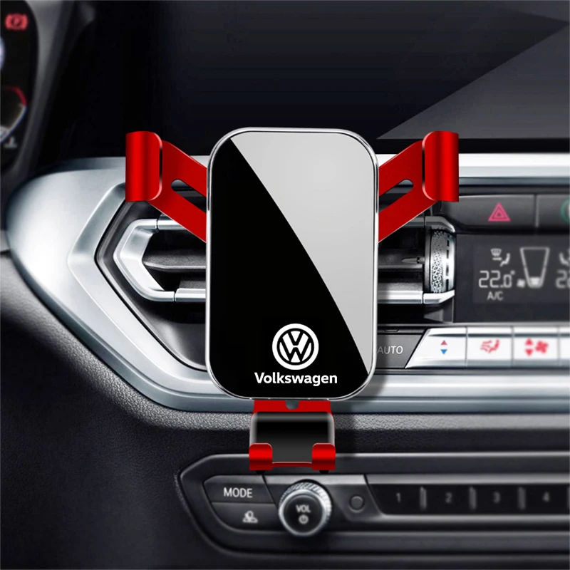 Durable Gravity Type Car GPS Phone Holder Bracket Non Slip Mount Suitable for VW Polo Golf Passat Tiguan Arteon Touareg Taigo
