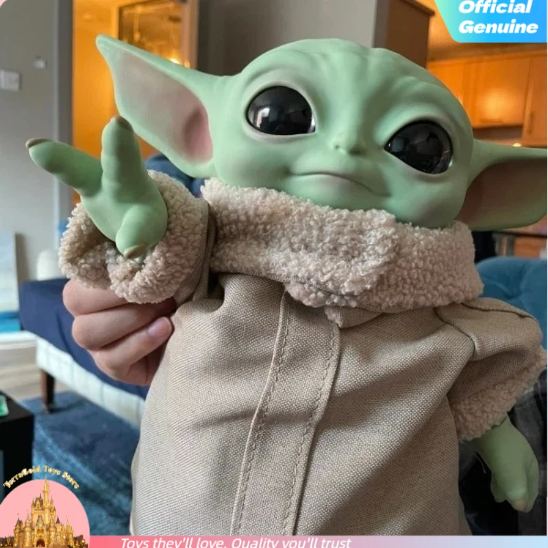Star Wars 28 cm Yoda Baby Grogu Peluche Action Figure Modello Carino Regalo di Compleanno Bambola da Collezione The Mandalorian