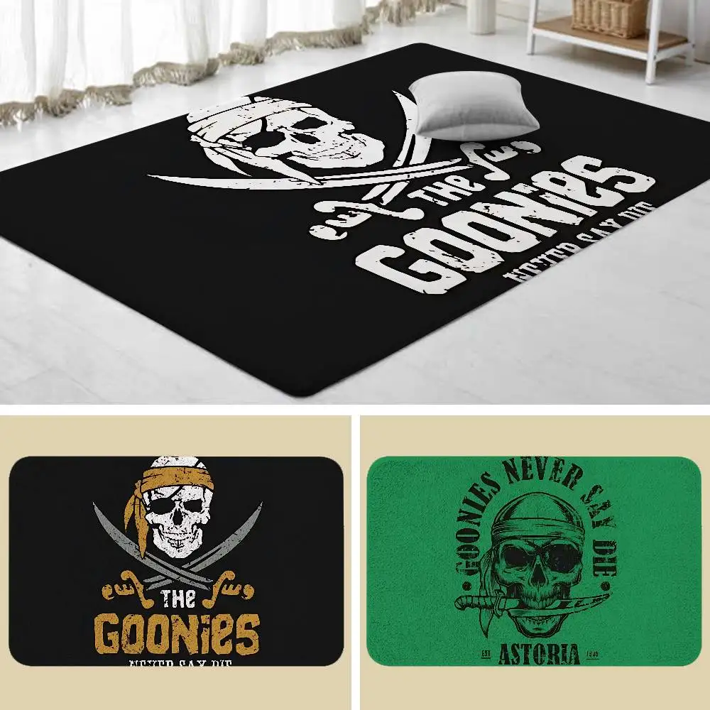 A-The Goonies Doormat Floor Mat Bathroom Absorbent Mat Simple Door Dirt-resistant Mat Home Kitchen Mat Foot Mat Entry Mat