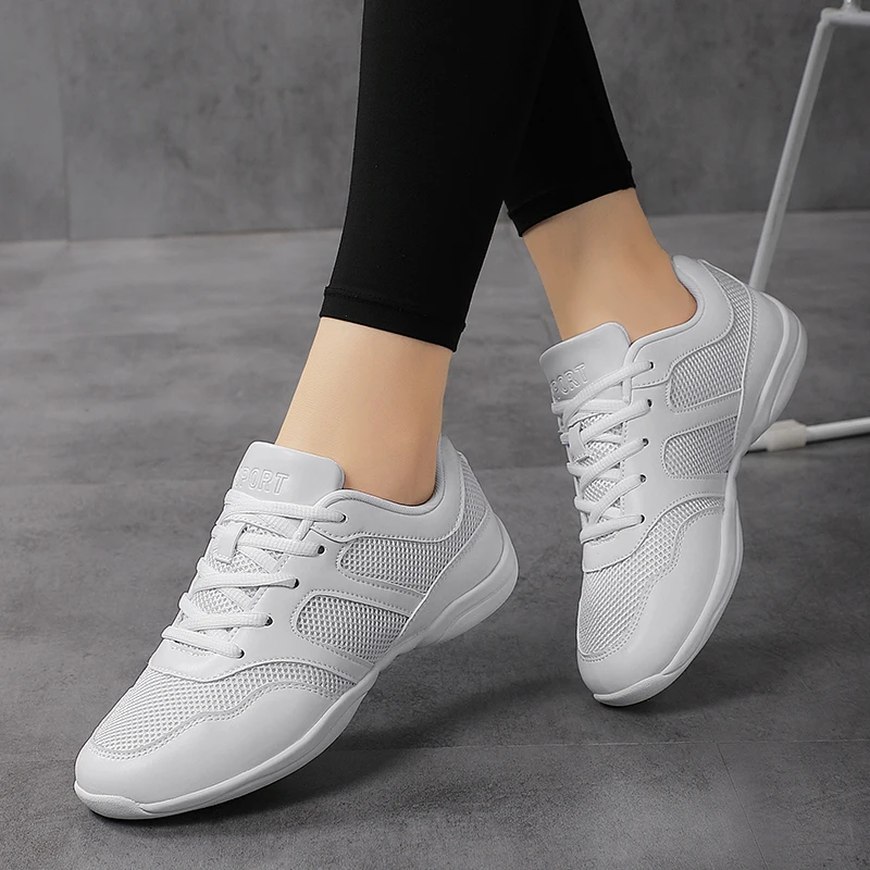 Cheerleading-Schuhe, moderne Jazz-Schuhe für Damen, Aerobic, leichte Mädchen-Tanzschuhe, Fitness-Sportschuhe 2128